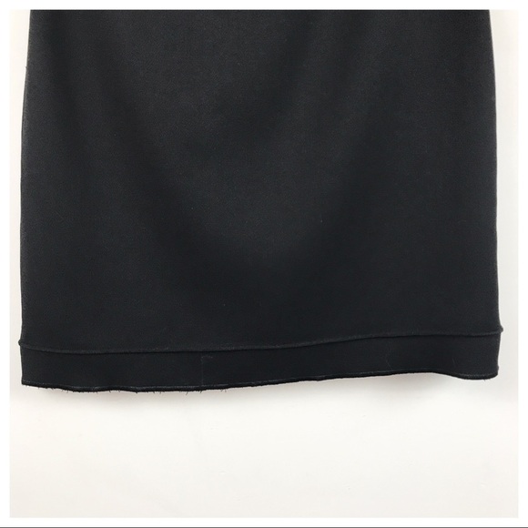 NWT Helmut Lang Black Asymmetrical Mini Dress Size 0 - Picture 8 of 12